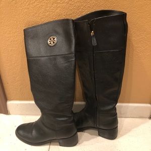 Tory Burch Leather boots 9.5